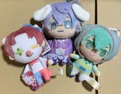 さんちゃんく！サンリオ キャラクターズ　マスコット　水月ルザク　米将軍　雨栗