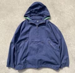 早い者勝ちold gap コットン アノラックパーカー ネイビー 90s 紺タグ