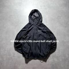 美品 00s mont-bell shell jackt M ブラック 完売品 - メルカリ