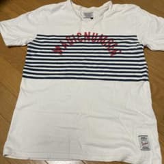 MAGIC NUMBER ストライプ Vネック Tシャツ Lのサムネイル