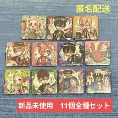 地縛少年花子くん ミュージアム 化け猫旅館　スクエア缶バッジ 11種 全種セット 地縛少年花子くん ミュージアム 化け猫旅館 スクエア缶バッジ 11種 全