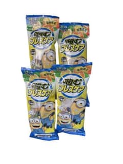 噛むブレスケア レモン＆オレンジ ミニオン 4個セット　期間限定　匿名発送　新品のサムネイル