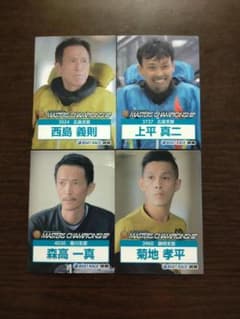 ボートレース マスターズ 選手ステッカー 4枚のサムネイル
