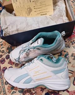 Reebok／リーボック◆DMXスニーカー 25◆未使用品  ホワイト×ブルーのサムネイル