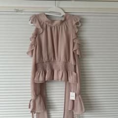 INGNI フリルブラウス 長袖 ピンクのサムネイル