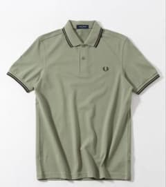 FRED PERRY ポロシャツ グリーン　オリーブ　カーキ　サイズ36