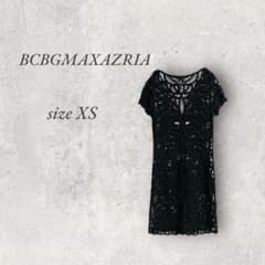 BCBGMAXAZRIA ビーシービージーマックスアズリア　レース　ワンピース 美品/ビーシービージーマックスアズリア /レース編みワンピースXS/No