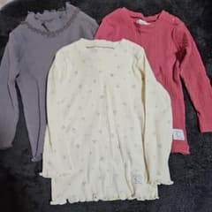 未使用洗濯のみ長袖　3枚セット　Size90のサムネイル