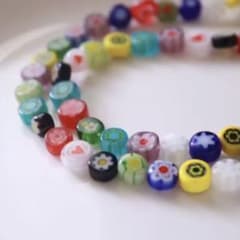 ミルフィオリ　フラワーフラット　30個のサムネイル
