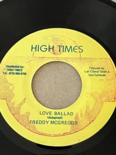 FREDDY MCGREGOR LOVE BALLAD 7インチ レコードのサムネイル