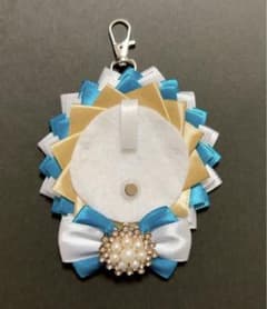 ロゼット 痛ロゼット 白 水色のサムネイル