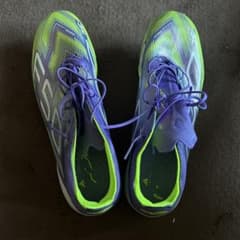 adidas F50 サッカースパイク パープル グリーンのサムネイル