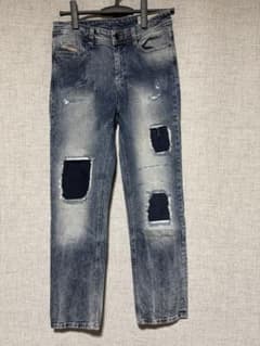 DIESEL KID ディーゼル キッド デニムパンツ パッチワーク加工のサムネイル