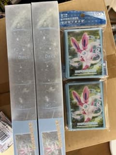 ポケモンカードゲーム　中国公式品　ニンフィア　プレイマット　スリーブ　セットのサムネイル