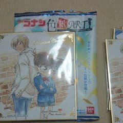 名探偵コナン色紙art 金色箔押しレアのサムネイル