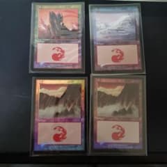 MTG FOIL 7ED Mountain 山 4枚セット - メルカリ