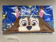 パウパトロール　チェイス　プラチナムザッカフード付バスタオル