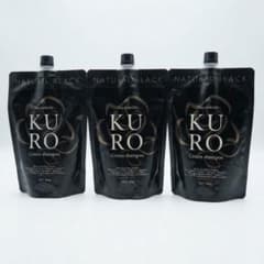 VALANROSE KURO クリームシャンプー ナチュラルブラック 3個セット