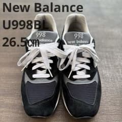 26.5㎝〉Made in USA U998BL ニューバランス 黒 - メルカリ