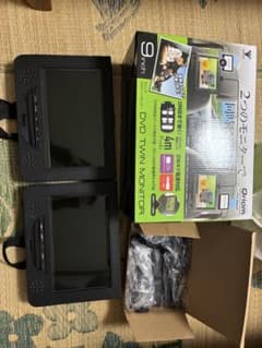 Qriom 9インチ DVDツインモニター CPD-T900Bのサムネイル