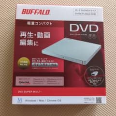 BUFFALO DVDドライブ DVSM-PLS8U2-WHのサムネイル