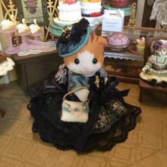 『専用品です』オーバースカート付きドレス☆シルバニアファミリー☆お母さんサイズ☆のサムネイル