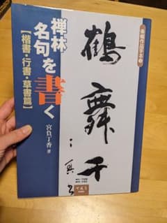 条福作品手本3　禅林名句を書く 楷書・行書・草書篇  宮負丁香のサムネイル