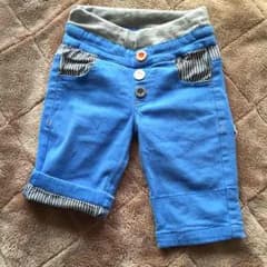 ★サイズ110 ブルーのハーフパンツ★のサムネイル