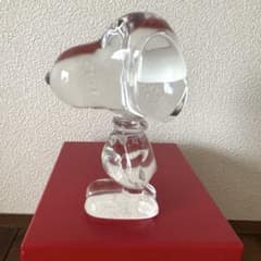 バカラ スヌーピー クリスタルフィギュア 初期モデル - メルカリ