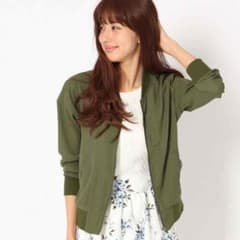 新品 未使用 ヘザー heather シフォン アウター カーキ カーディガンのサムネイル