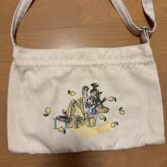 レフトアローン / LEFT ALONE刺繍入り キャンバス ショルダーバッグのサムネイル
