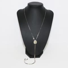 ビジュー　ラリエット　ループタイ てんとう虫