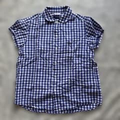 smock コットン/リネン ブラウス　ギンガムチェック　シャツのサムネイル