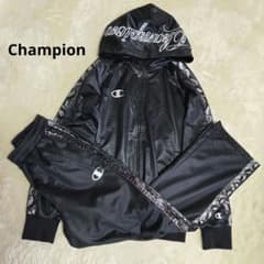希少✨チャンピオン ジャージ セットアップ 魔裟斗モデル パイソン柄　黒　L 美品 チャンピオン 魔裟斗モデル セットアップ ジャージ パイソン柄