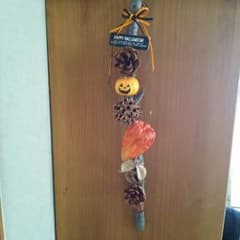 ハロウィンリース手作りのサムネイル