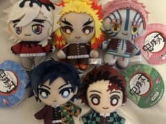 鬼滅の刃 Chibiぬいマスコット 炭治郎 義勇 猗窩座 童磨 煉獄