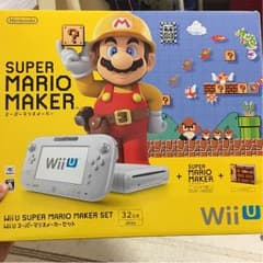 Wii U 本体 スーパーマリオメーカーセット スプラトゥーン内蔵！！のサムネイル