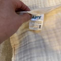 AIFY ガーゼケット クリーム色のサムネイル