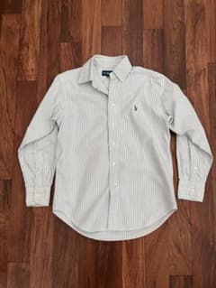Ralph Lauren キッズ ストライプシャツ 長袖のサムネイル