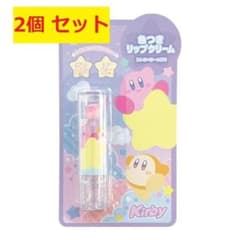 [2 개 세트] 별의 커비 색상 립 크림 딸기 향기