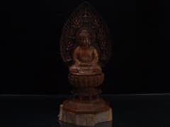 骨董市仕入れ品　中国清時代の仏像　木製彫刻　激安骨董品DE477 骨董市仕入れ品 中国清時代の仏像 木製彫刻 激安骨董品DE477 - メルカリ