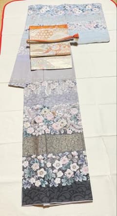訪問着フルセット 辻ヶ花 金彩 正絹 絞り トールサイズ - メルカリ