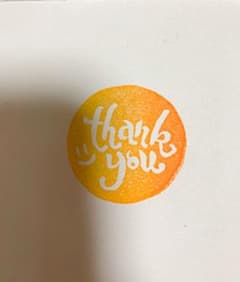 消しゴムはんこ　thank you（堀）のサムネイル