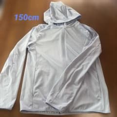 ライトブルー フルジップ パーカー　UNIQLOのサムネイル