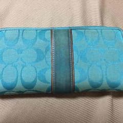 COACH☆長財布☆スカイブルーのサムネイル