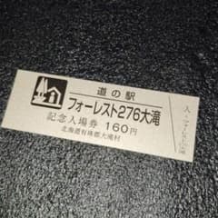 道の駅 フォーレスト276大滝 記念入場券 - メルカリ