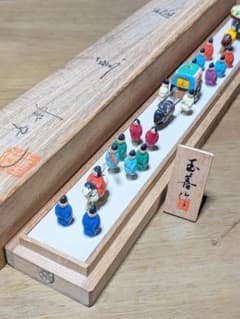 玉善作 葵祭行列 ミニチュア 木箱入り 約40cm 玉善作 葵祭行列 ミニチュア 木箱入り 約40cm - メルカリ