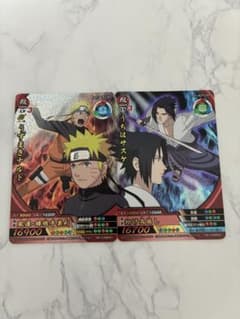 NARUTO データカードダス うずまきナルト うちはサスケ 2枚 - メルカリ