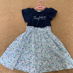 夏用ワンピース110㎝　※着画有りのサムネイル