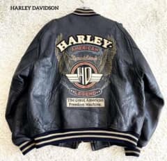 ヴィンテージ Harley Davidson レザージャケット スタジャン 羊皮